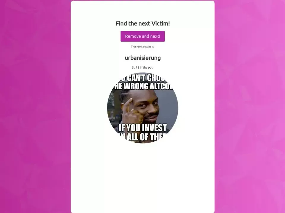 Find the next victim